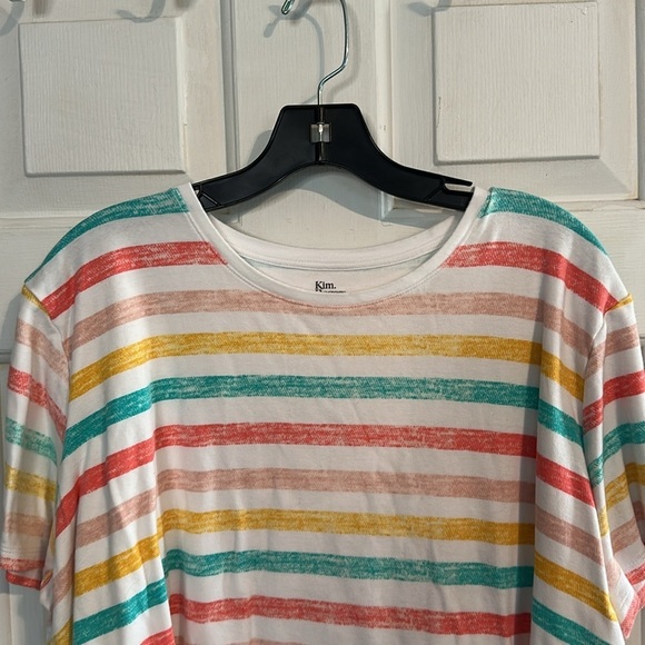 Kim Rogers Colorful Tee size 2x - Picture 2 of 3